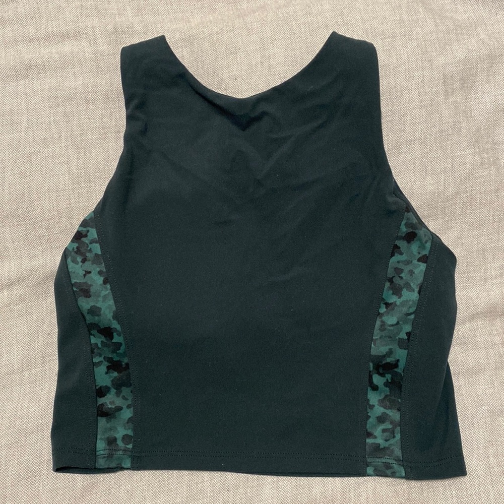 Athleta - Green Crop Top Bra